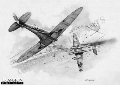 A Dunkirk Encounter by Ivan Berryman. [Original Drawing]