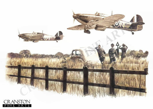 501 Sqn Scramble by Ivan Berryman [Postcard]