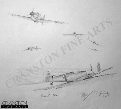 Standing Guard by Graeme Lothian. [Original Drawing]