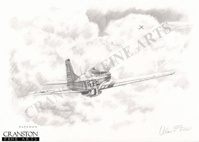 Urban &#39;Ben&#39; Drew - Aerial Hat-Trick by Brian Bateman. [Original Drawing]