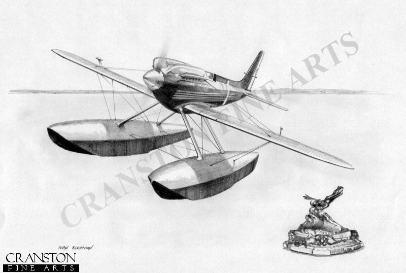 Supermarine S6.B - Schneider Trophy by Ivan Berryman. [Original Drawing]