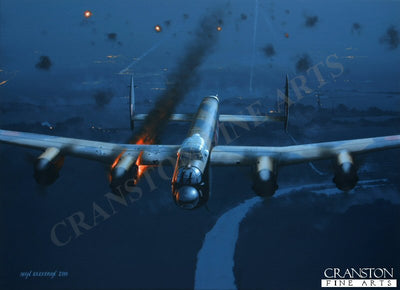 Tragedy Above Hamm by Ivan Berryman. [Postcard]