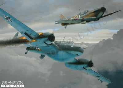 Tribute to Pilot Officer Ted Shipman by Ivan Berryman. [Postcard]