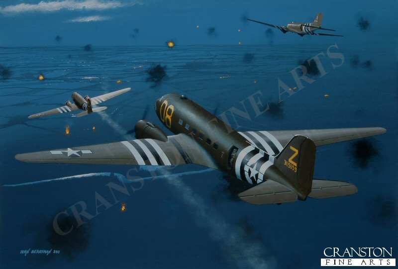 Drop Zone Ahead by Ivan Berryman. [Original Painting]