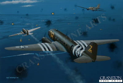 Drop Zone Ahead by Ivan Berryman. [Original Painting]