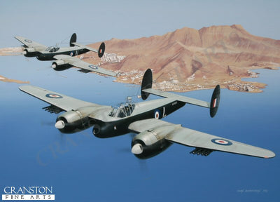 8 Sqn Bristol Brigands by Ivan Berryman. [Postcard]