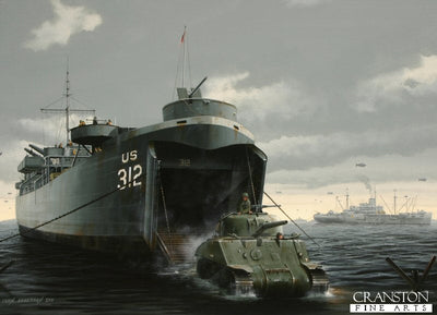 LCT 312 by Ivan Berryman. [Postcard]