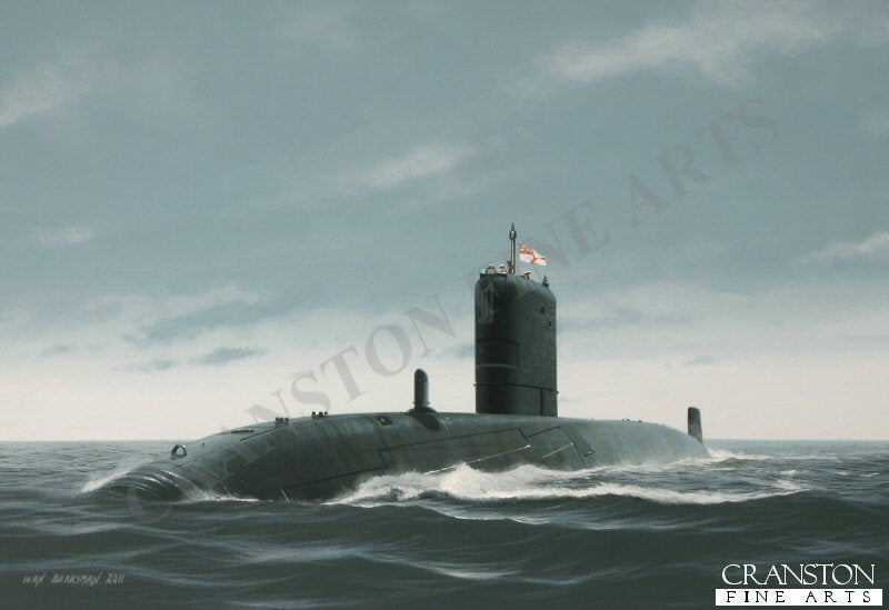 HMS Trenchant by Ivan Berryman. [Original Painting]