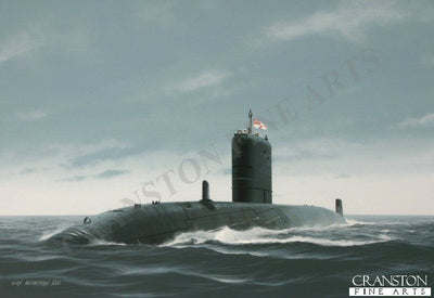 HMS Trenchant by Ivan Berryman. [Original Painting]