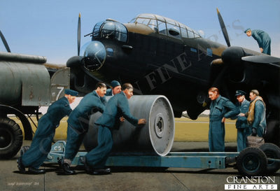 Bombing Up by Ivan Berryman. [Original Painting]