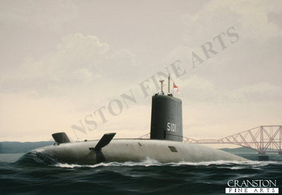 HMS Dreadnought S101 by Ivan Berryman. [Original Painting]