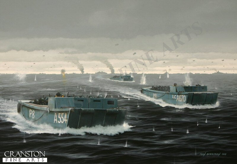 Through Hell to Omaha by Ivan Berryman. [Original Painting]