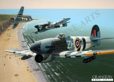 Typhoons Over Normandy by Ivan Berryman. [Postcard]