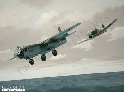 Tribute to Sqn Ldr David Fairbanks by Ivan Berryman. [Original Painting]