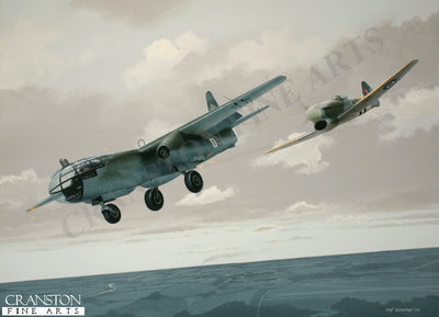 Tribute to Sqn Ldr David Fairbanks by Ivan Berryman. [Postcard]
