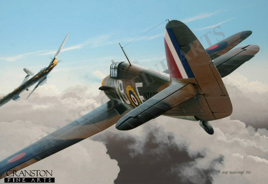 Tribute to Flying Officer Count Manfred Beckett Czernin by Ivan Berryman. [Original Painting]