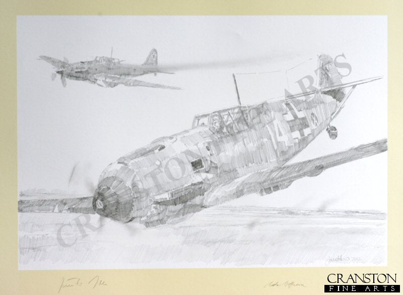 Combat over the Russian Front by Jason Askew. [Original Drawing]