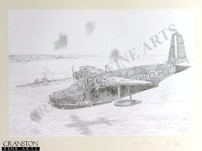 Tribute to the Crews of Coastal Command - the Sinking of U-426 by Jason Askew. [Original Drawing]