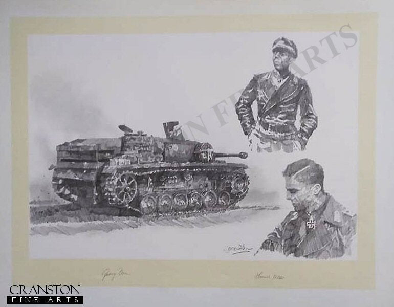 Tribute to the Stug Aces by Jason Askew. [Original Drawing]