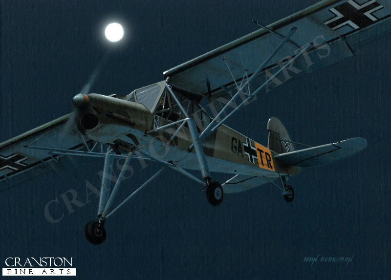 Fieseler F.156 Storch by Ivan Berryman. [Postcard]