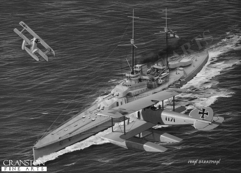 SMS Derfflinger by Ivan Berryman. [Postcard]
