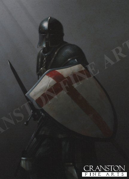 A Fear of the Knight by Ivan Berryman. [Postcard]