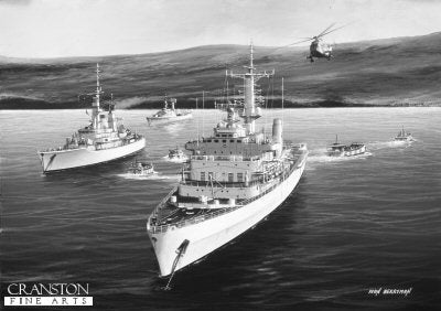 HMS Fearless by Ivan Berryman. (B) [print]