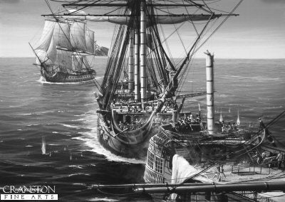 HMS Captain at the Battle of Cape St Vincent by Ivan Berryman. (B) [print]
