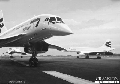 Concorde Farewell by Ivan Berryman. (B) [print]