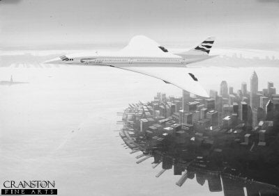 Concorde over Manhattan by Ivan Berryman. (B) [print]