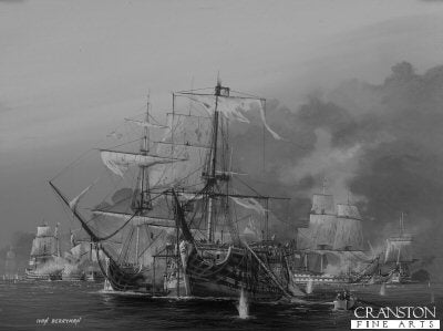 The Battle of Trafalgar, 2.30pm.  The Taking of the Santisima Trinidad by Ivan Berryman (B) [print]