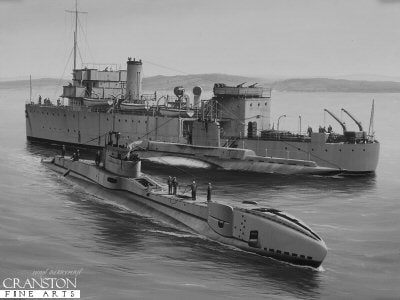 HMS Thunderbolt by Ivan Berryman. [Original Painting]