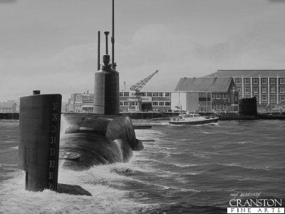 HMS Dolphin by Ivan Berryman. [print]