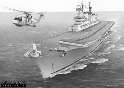 HMS Ark Royal by Ivan Berryman [Original Painting]