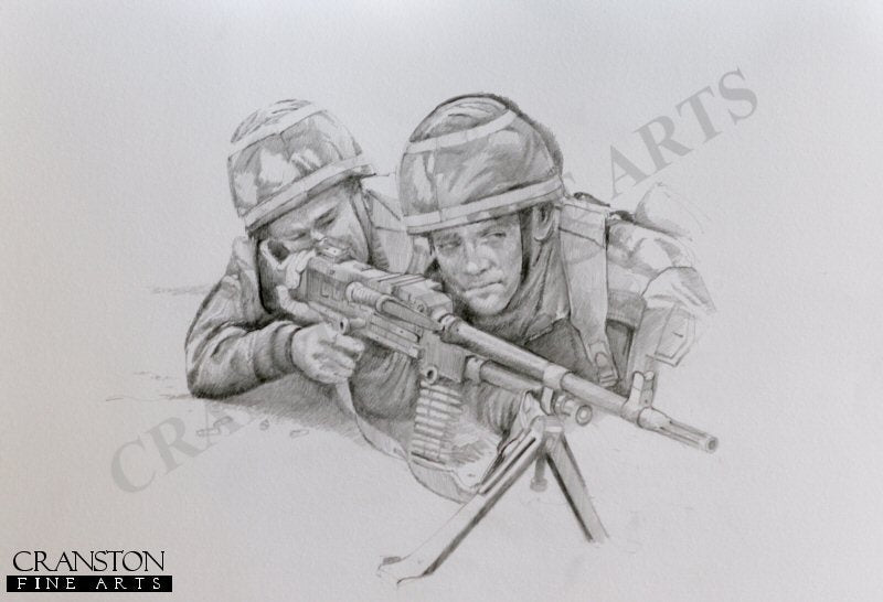 British Paratroopers 2002 by Chris Collingwood. [Original Drawing]