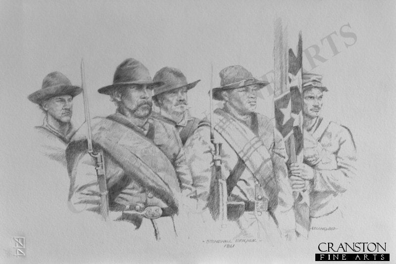 Stonewall brigade 1861 by Chris Collingwood [Original Drawing]
