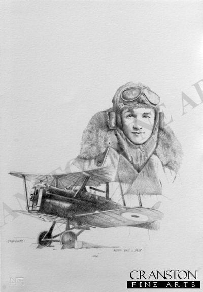 British Ace Albert Ball c.1917 by Chris Collingwood. [Original Drawing]
