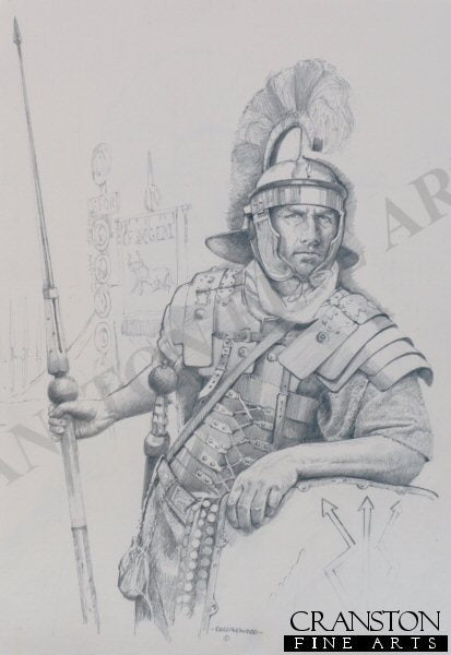 The Might of the Roman Legions by Chris Collingwood. [Original Drawing]
