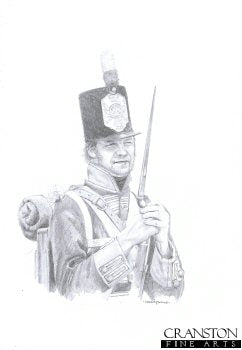 British Infantry, Peninsula War by Chris Collingwood. [Original Drawing]