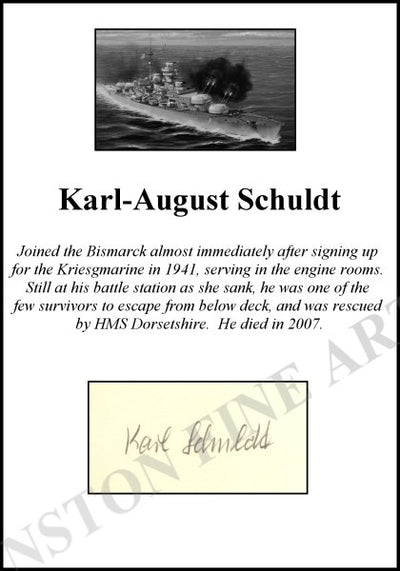 Karl-August Schuldt [Clipped Signature]