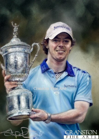 Rory McIlroy by Stephen Doig. [Original Pastel]