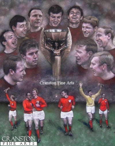 World Cup 66 by Stephen Doig. [Original Pastel]