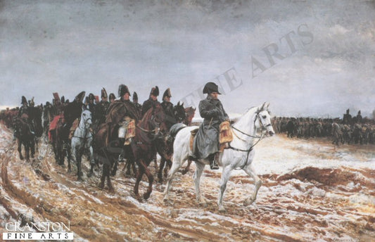 Napoleon on Campaign by Jean Louis Ernest Meissonier. [Print]