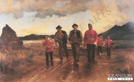 Listed for the Connaught Rangers by Lady Elizabeth Butler [Print]