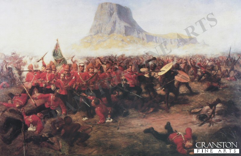 The Battle of Isandhlwana by Charles Fripp [Postcard]