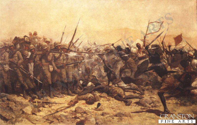 The Battle of Abuklea by William Barnes Wollen [Print]