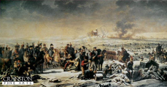 The Battle of Eylau 8th February 1807, by Adolphe Roehn. [Print]