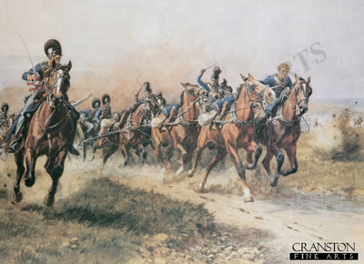 Fuentes Onoro, May 5th 1811 (Ramsays Battery of Horse Artillery) by William Barnes Wollen. [Postcard]