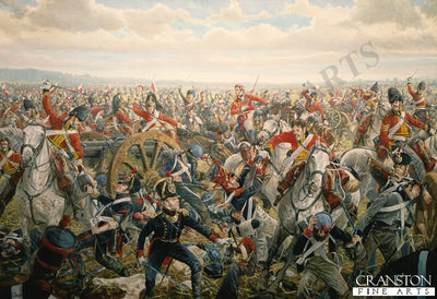 Charge of the Union Brigade at the Battle of Waterloo by Mark Churms [Postcard]