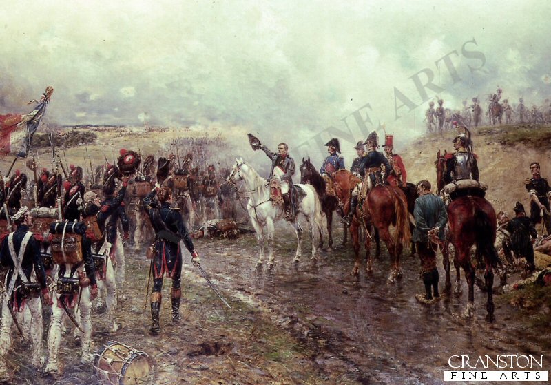 Napoleons Last Grand Attack by Ernest Crofts [Postcard]